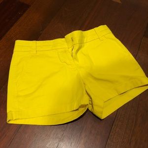 J.Crew Yellow 3in Inseam Chino Shorts 2